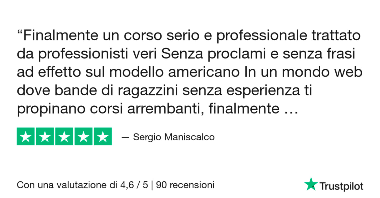 CORSO SALDO E STRALCIO