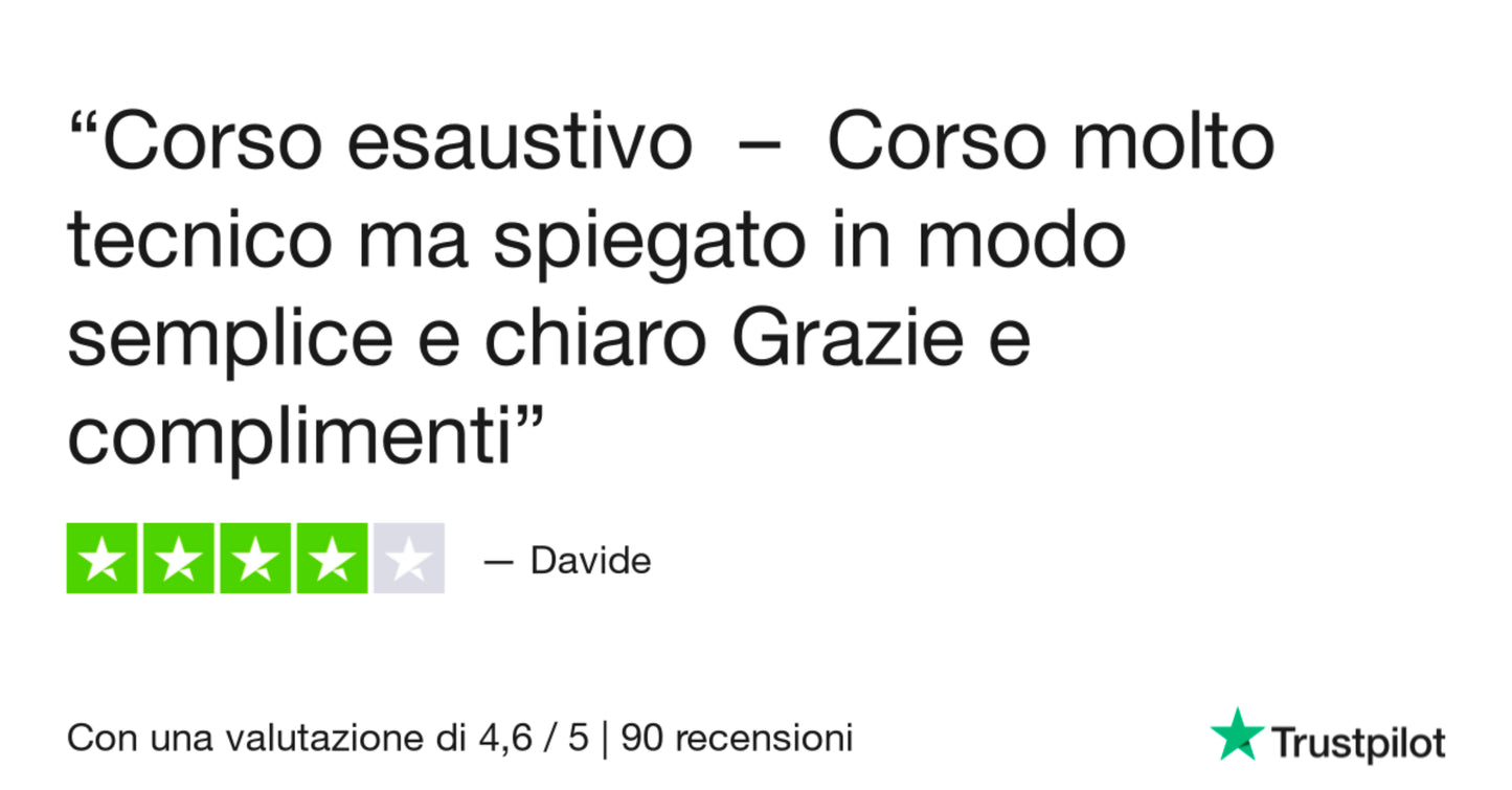CORSO SALDO E STRALCIO