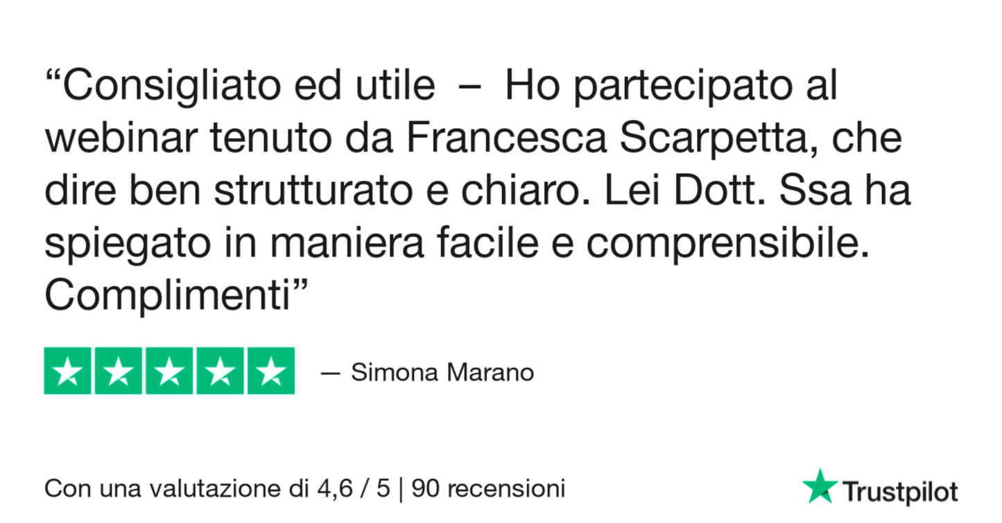 REGISTRAZIONE Workshop Saldo e Stralcio STREAMING 16 FEBBRAIO