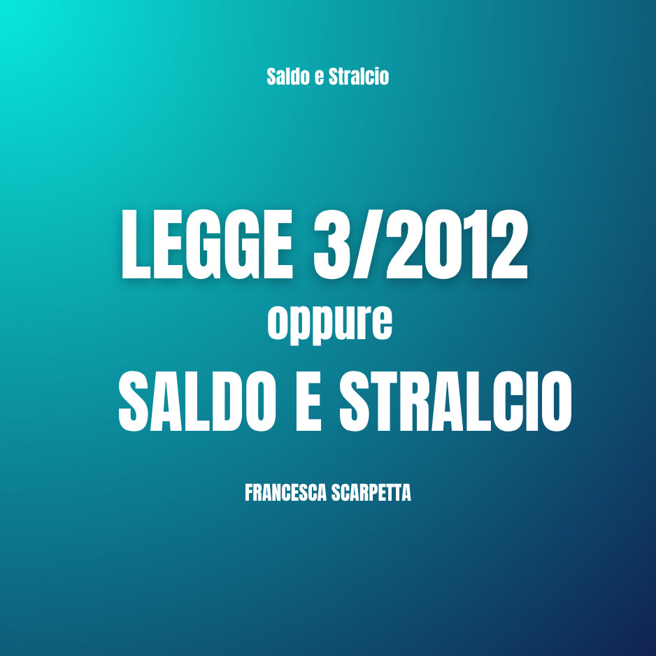 Legge 3/2012: quando può bloccare i pignoramenti e come funziona il Piano del Consumatore (aggiornato 2024)