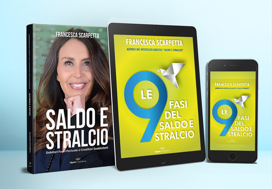 2 Libri Francesca Scarpetta - collana Saldo e Stralcio
